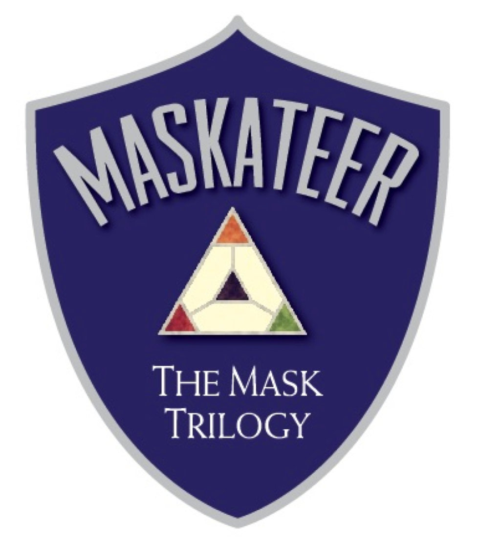 Silver Maskateer Sticker